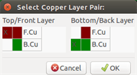 Pcbnew via layer pair dialog