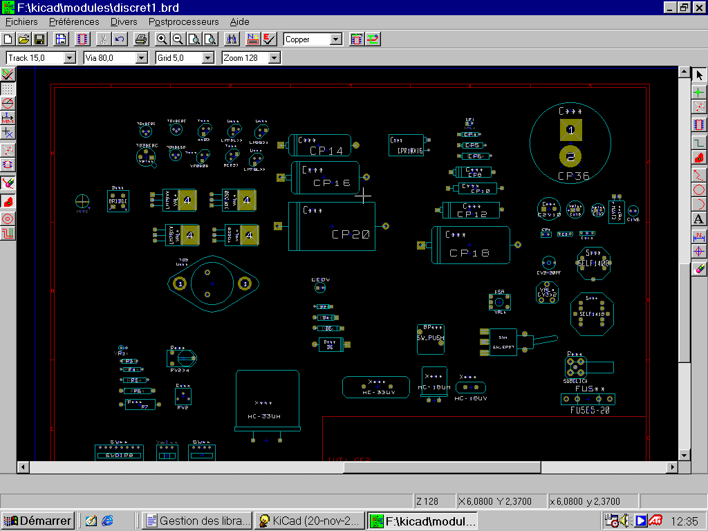 Pcbnew example library