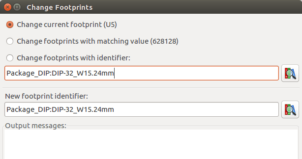 Pcbnew footprint exchange options