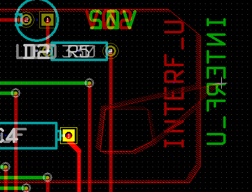 Pcbnew zone corner move during