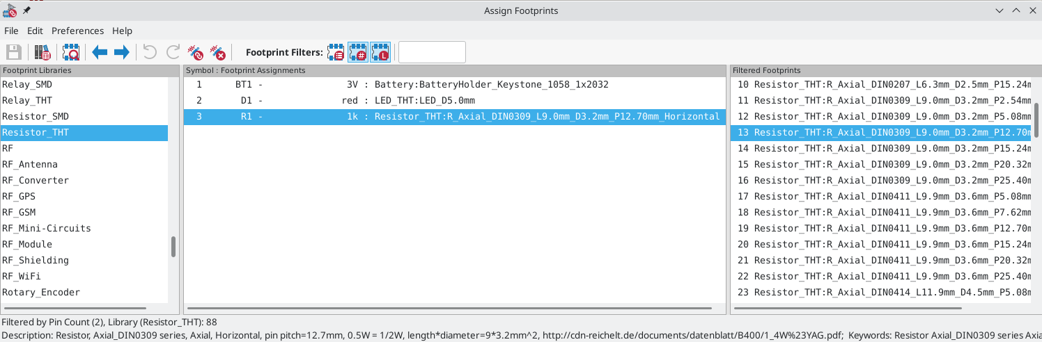 Assign Footprint Tool