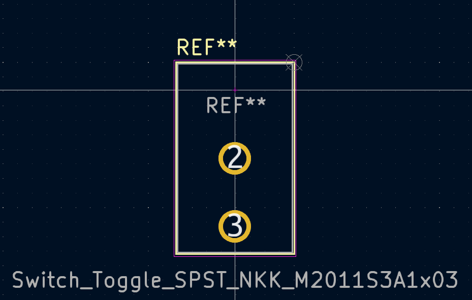 completed switch footprint