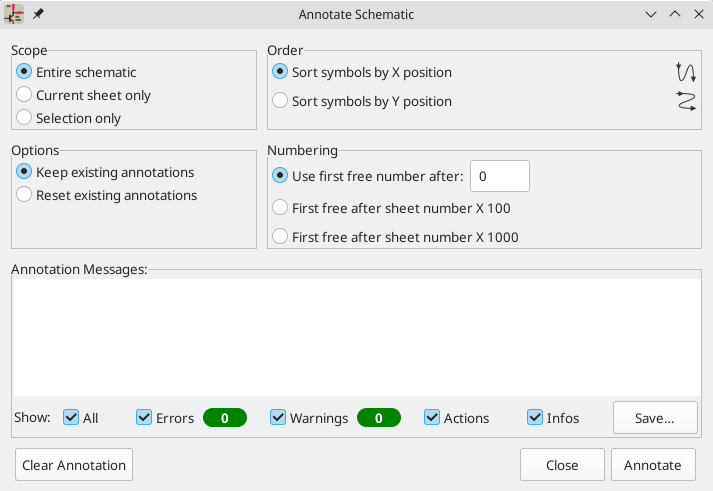 annotate dialog