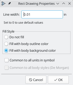 Disable common to all units in symbol