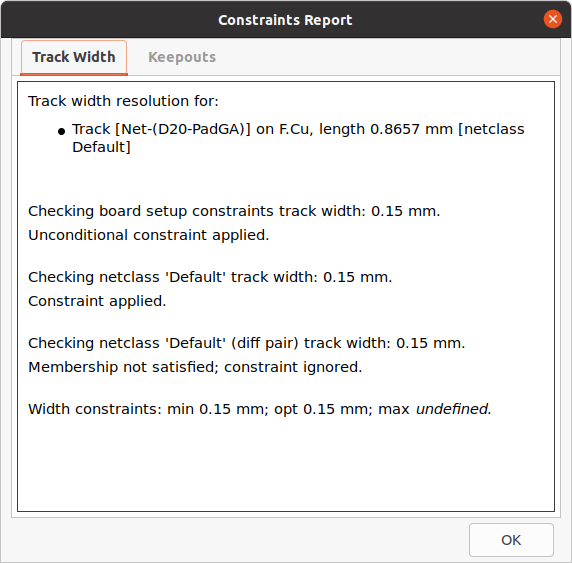 constraints resolution