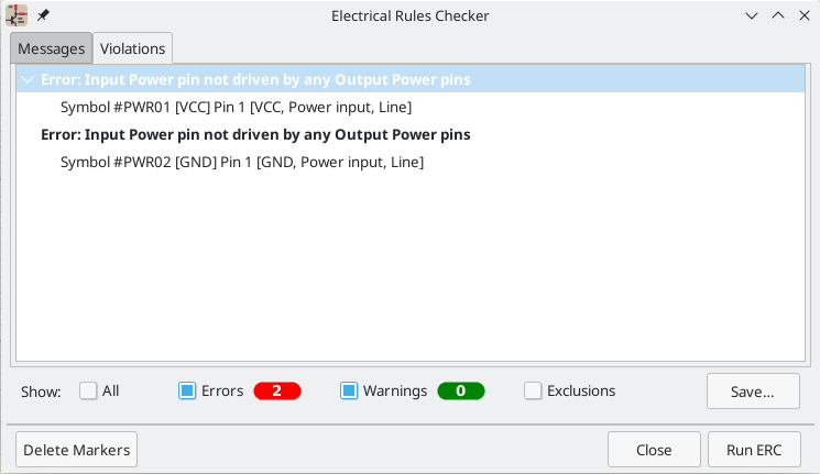 ERC Violation Messages