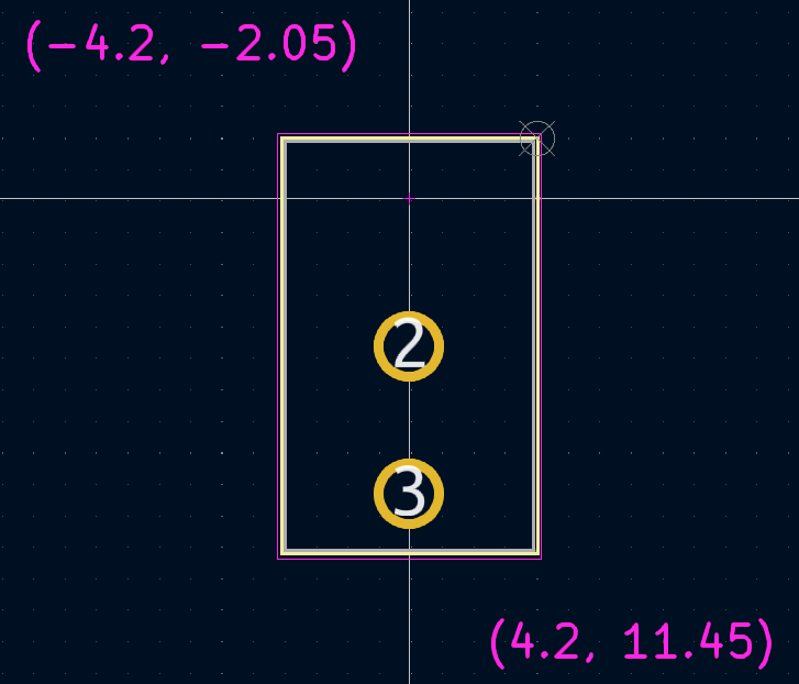 courtyard outline coordinates