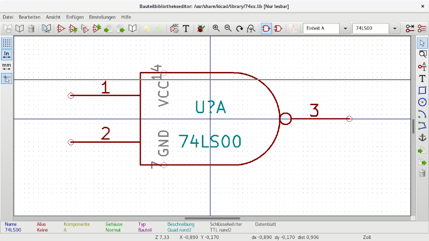 Symbol Editor main window