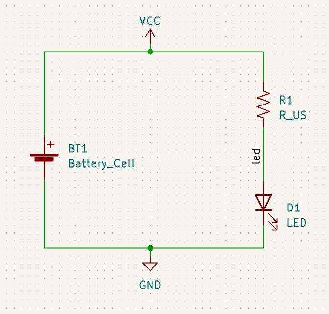 Schematic with Nets Labeled