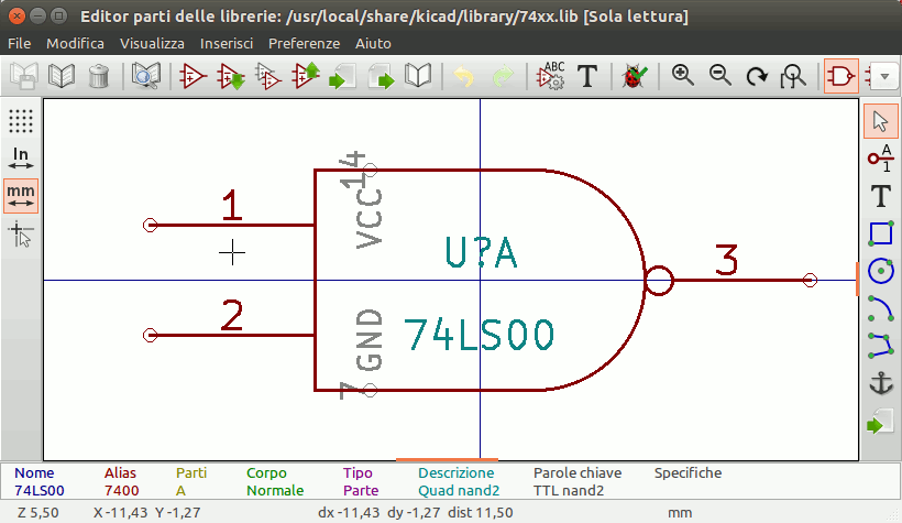 Symbol Editor main window