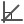 45deg angle wire icon