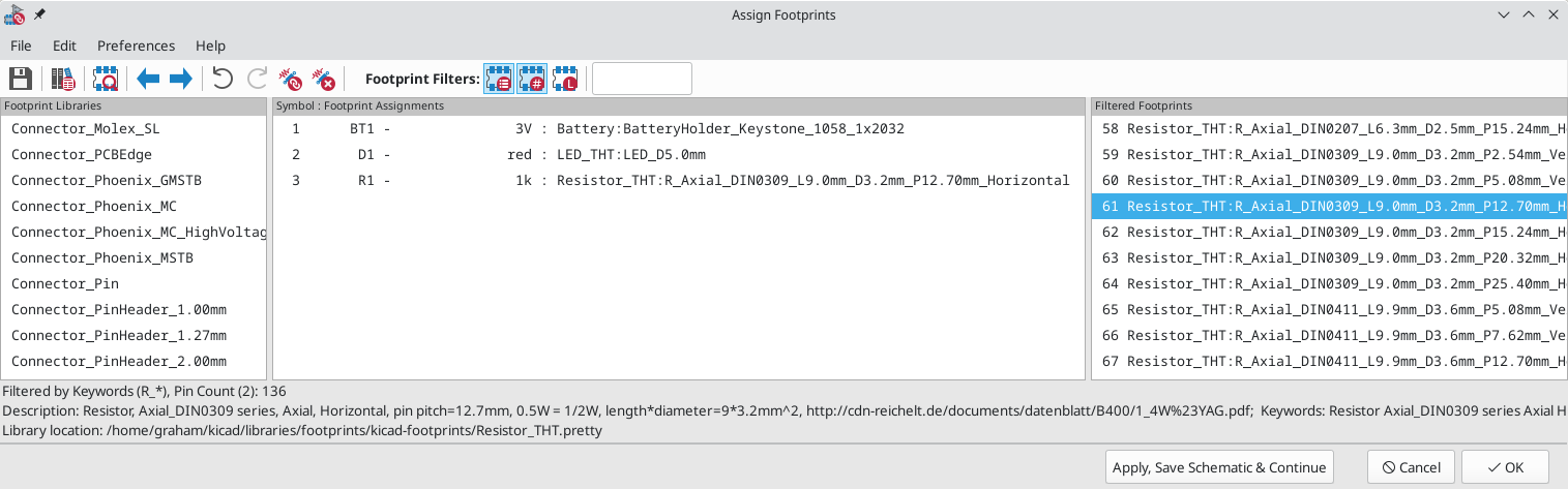 Assign Footprint Tool